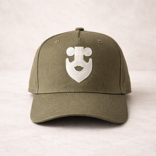Bearded Stumps Cap - Olive & Stone